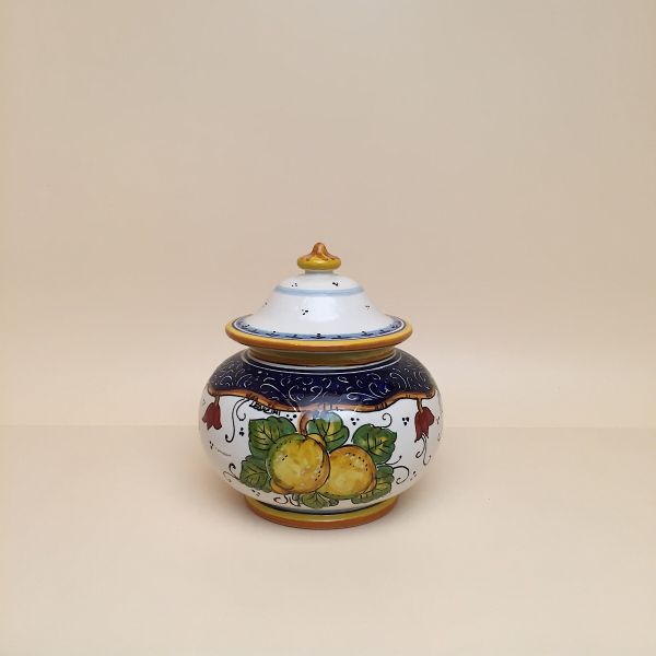 ROUND COOKIE JAR CM.20H, LIMONI COSIMO
